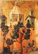Duccio di Buoninsegna Entry into Jerusalem oil on canvas